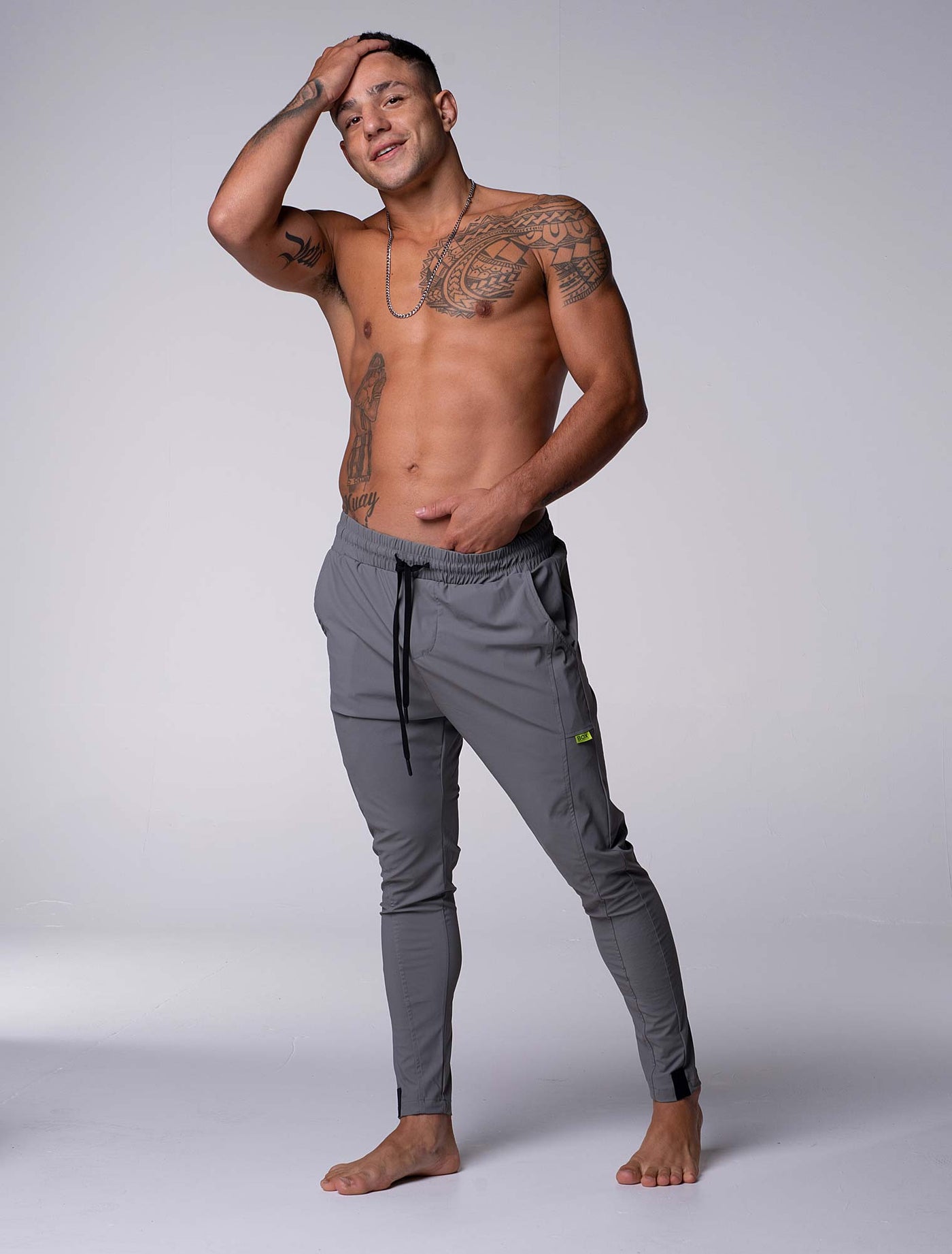 V2 Active Panelled Joggers - Slate Grey - boxmenswear - {{variant_title}}