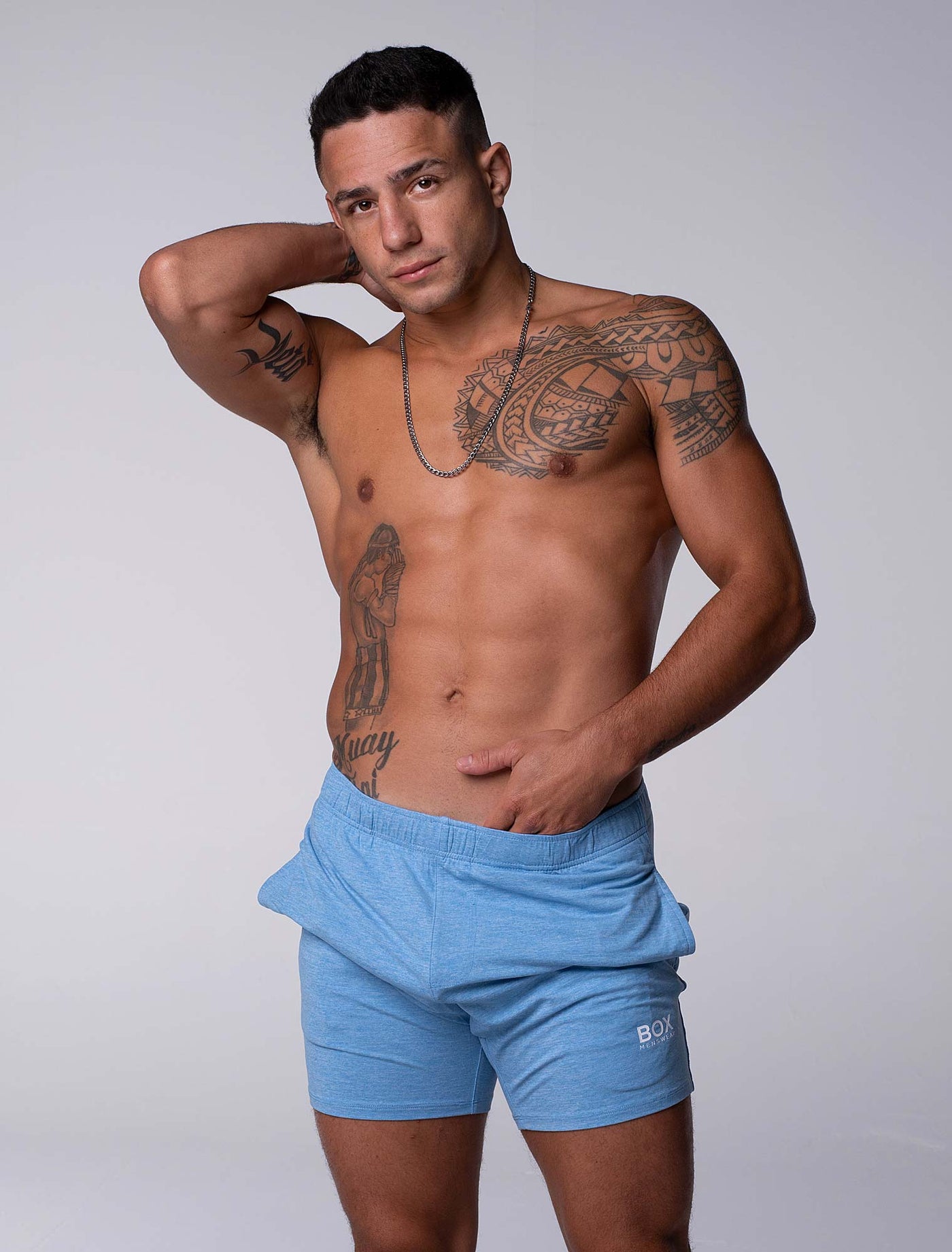 Soft Impact Shorts - Blue - boxmenswear - {{variant_title}}