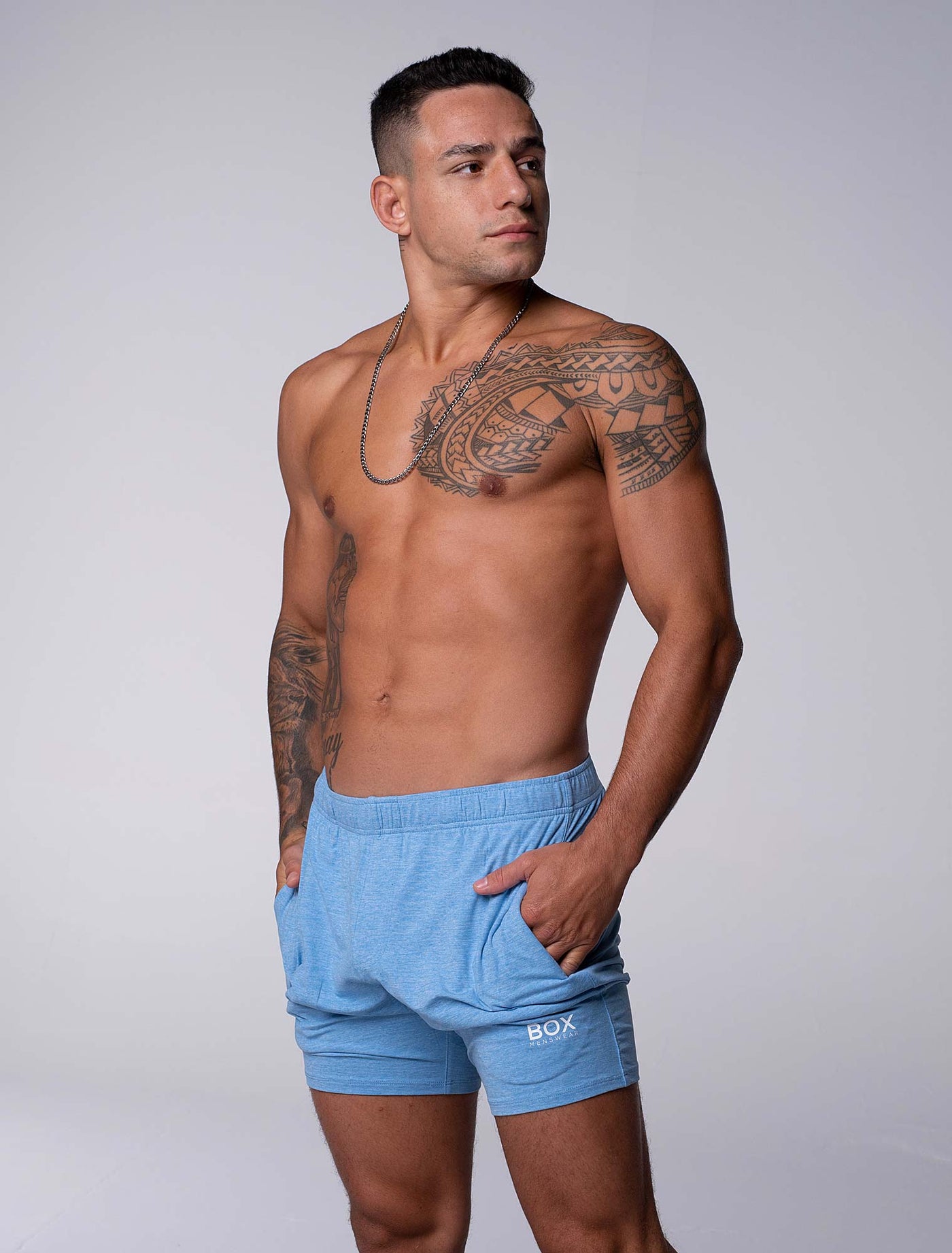 Soft Impact Shorts - Blue - boxmenswear - {{variant_title}}