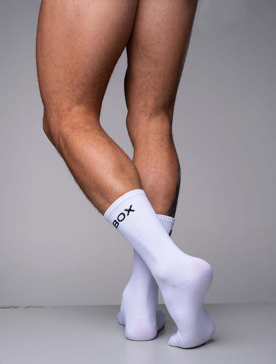 Performance Sports Socks - White - boxmenswear - {{variant_title}}