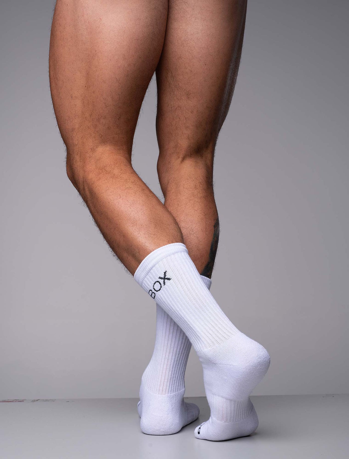 Essentials Rib Crew Socks - White - boxmenswear - {{variant_title}}