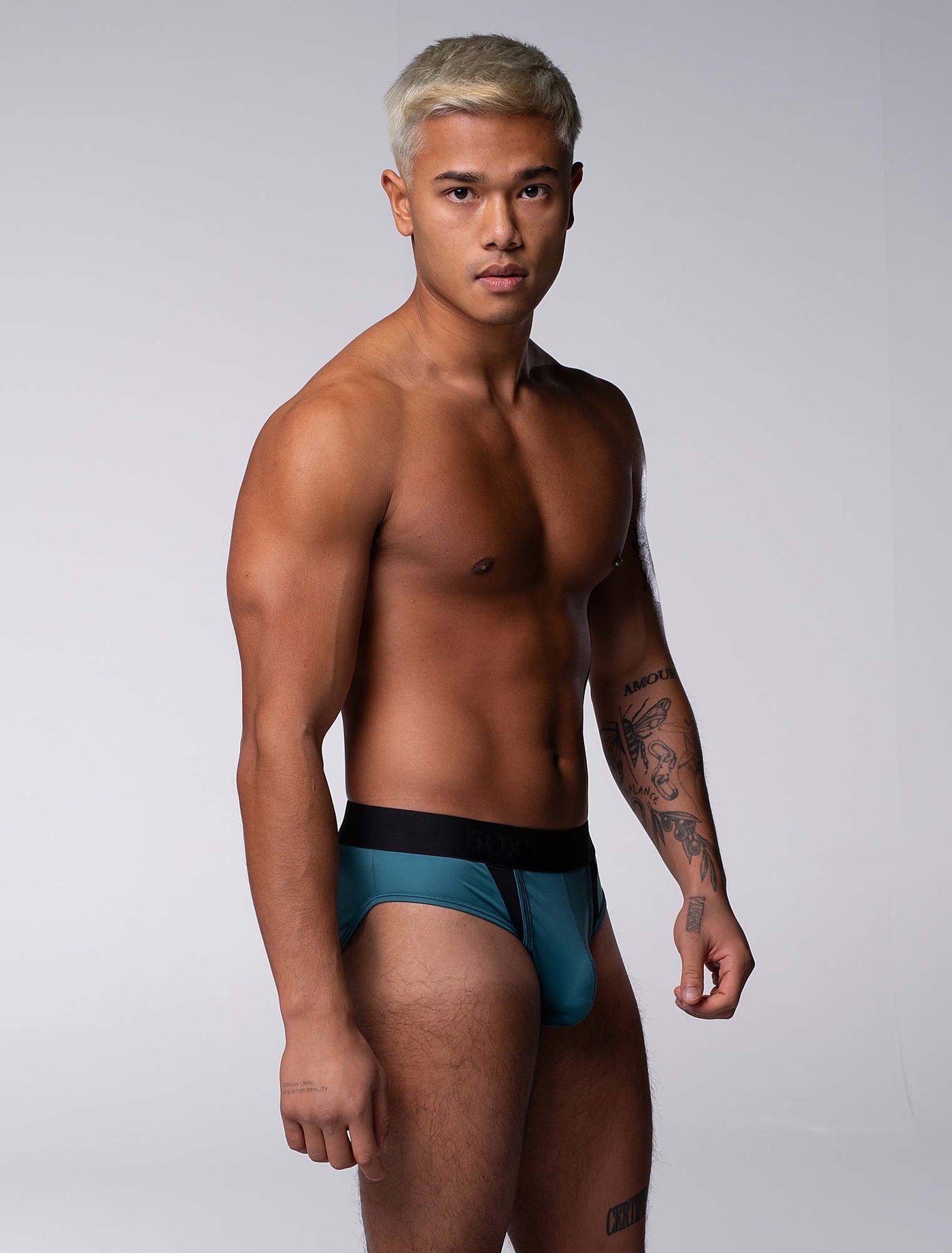 Motion Mesh Briefs - Aqua - boxmenswear - {{variant_title}}