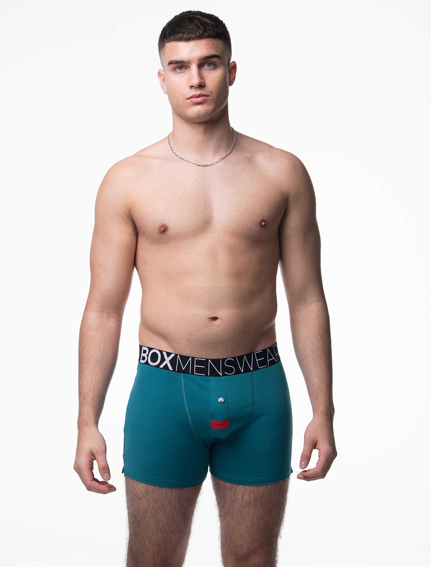 Button-up Boxers - Tease Me Teal - boxmenswear - {{variant_title}}