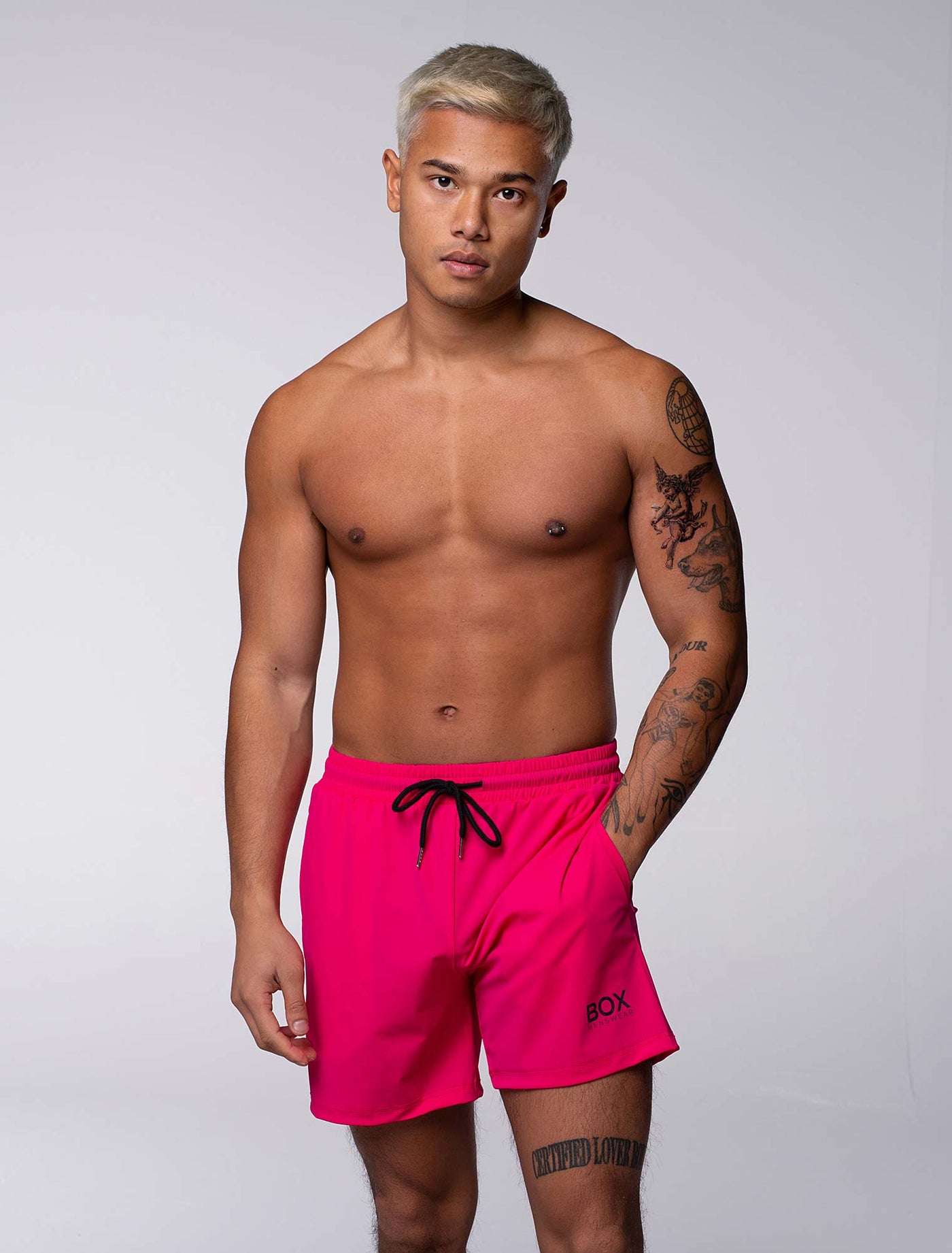 "The Fit" Sports Shorts - Fluorescent Pink - boxmenswear - {{variant_title}}