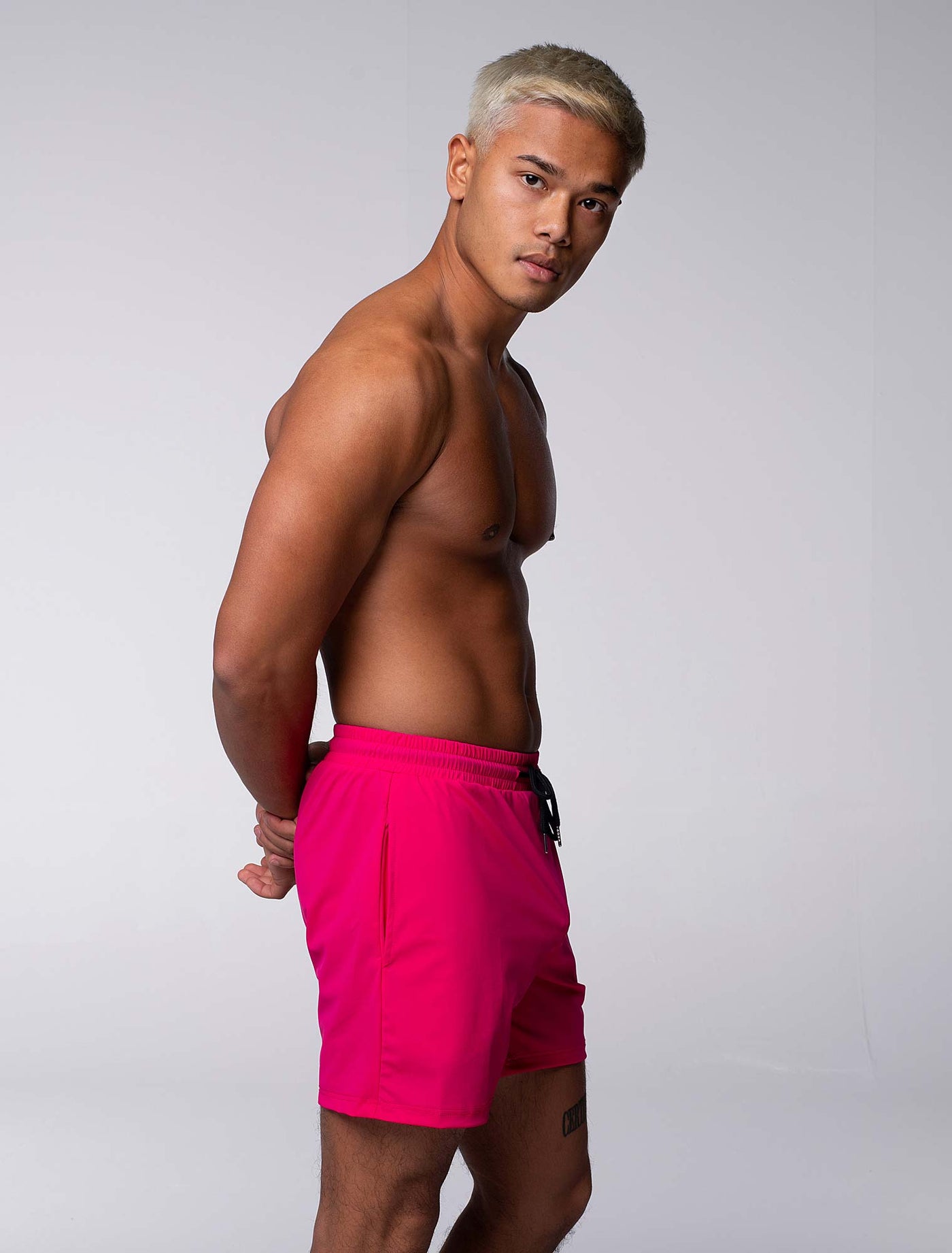 "The Fit" Sports Shorts - Fluorescent Pink - boxmenswear - {{variant_title}}