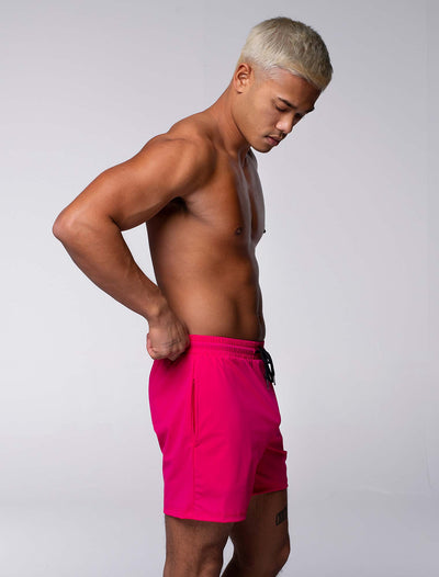 "The Fit" Sports Shorts - Fluorescent Pink - boxmenswear - {{variant_title}}