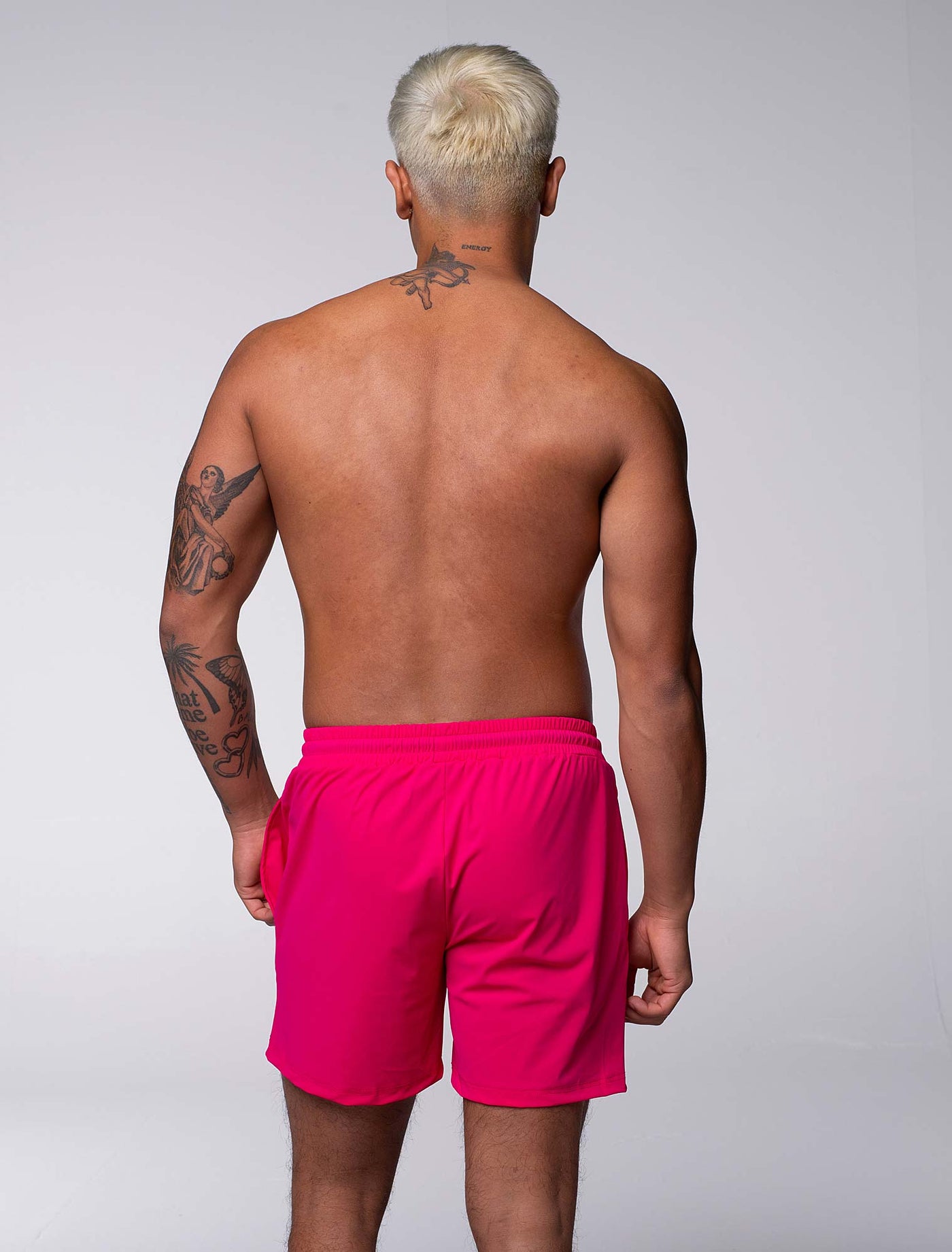 "The Fit" Sports Shorts - Fluorescent Pink - boxmenswear - {{variant_title}}