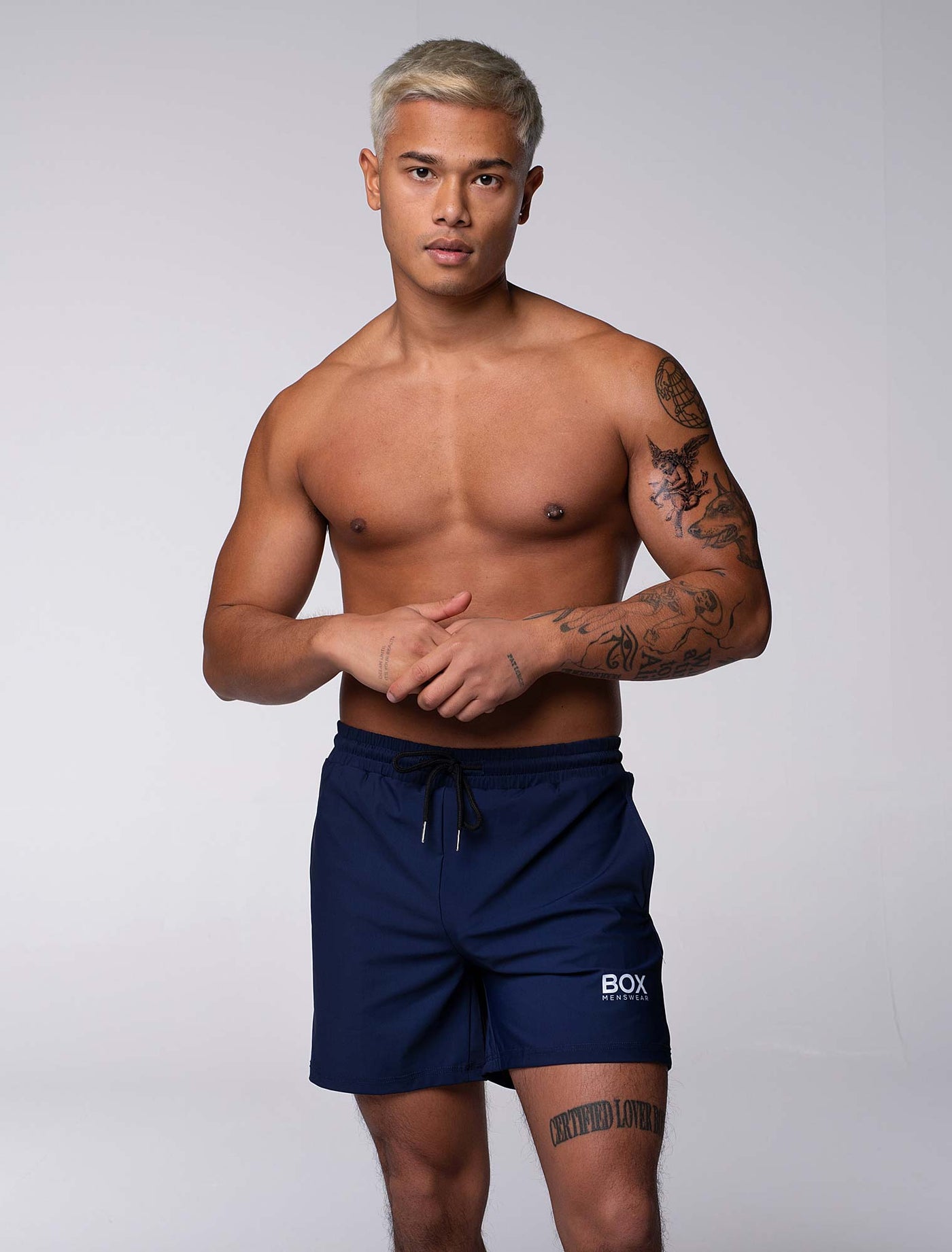 "The Fit" Sports Shorts - Dark Navy - boxmenswear - {{variant_title}}