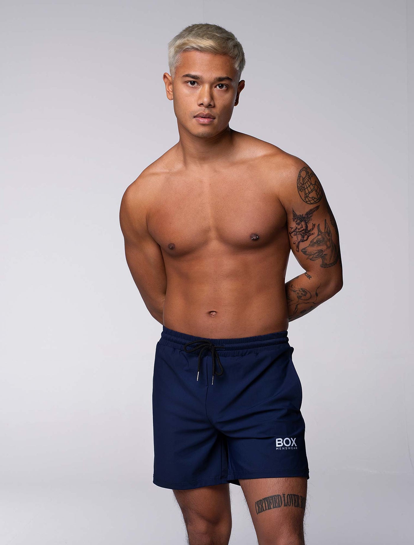 "The Fit" Sports Shorts - Dark Navy - boxmenswear - {{variant_title}}