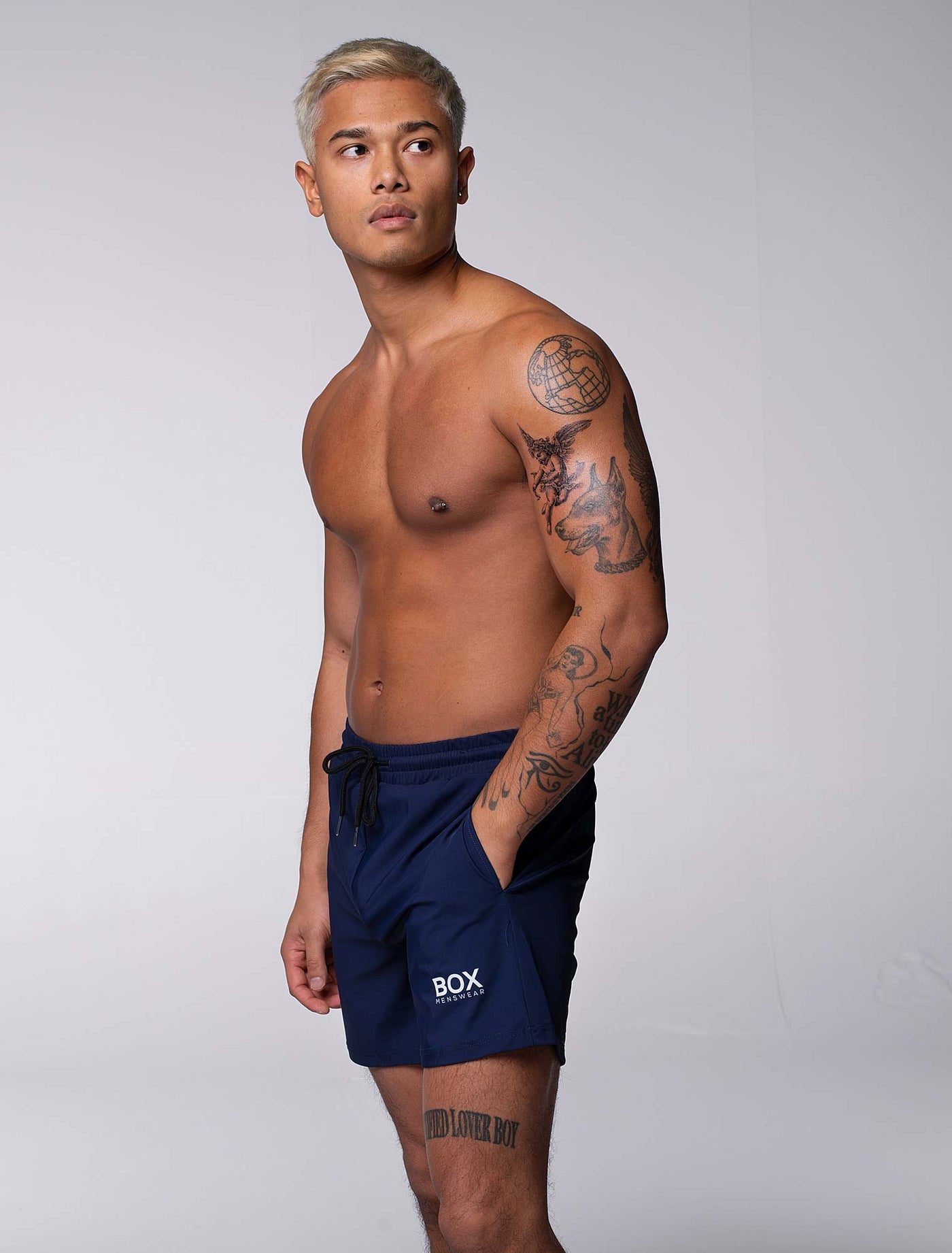 "The Fit" Sports Shorts - Dark Navy - boxmenswear - {{variant_title}}