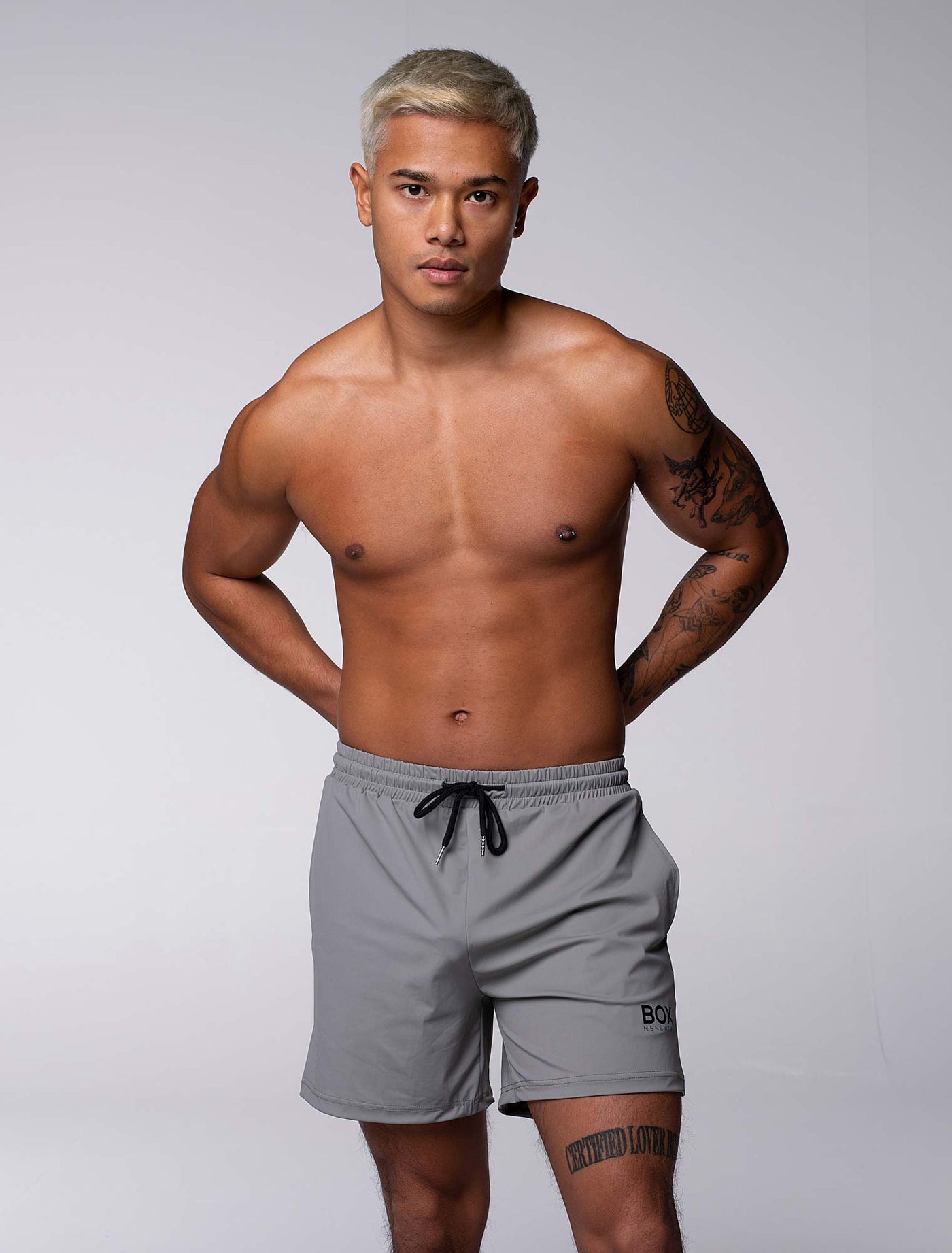 "The Fit" Sports Shorts - Premium Grey - boxmenswear - {{variant_title}}