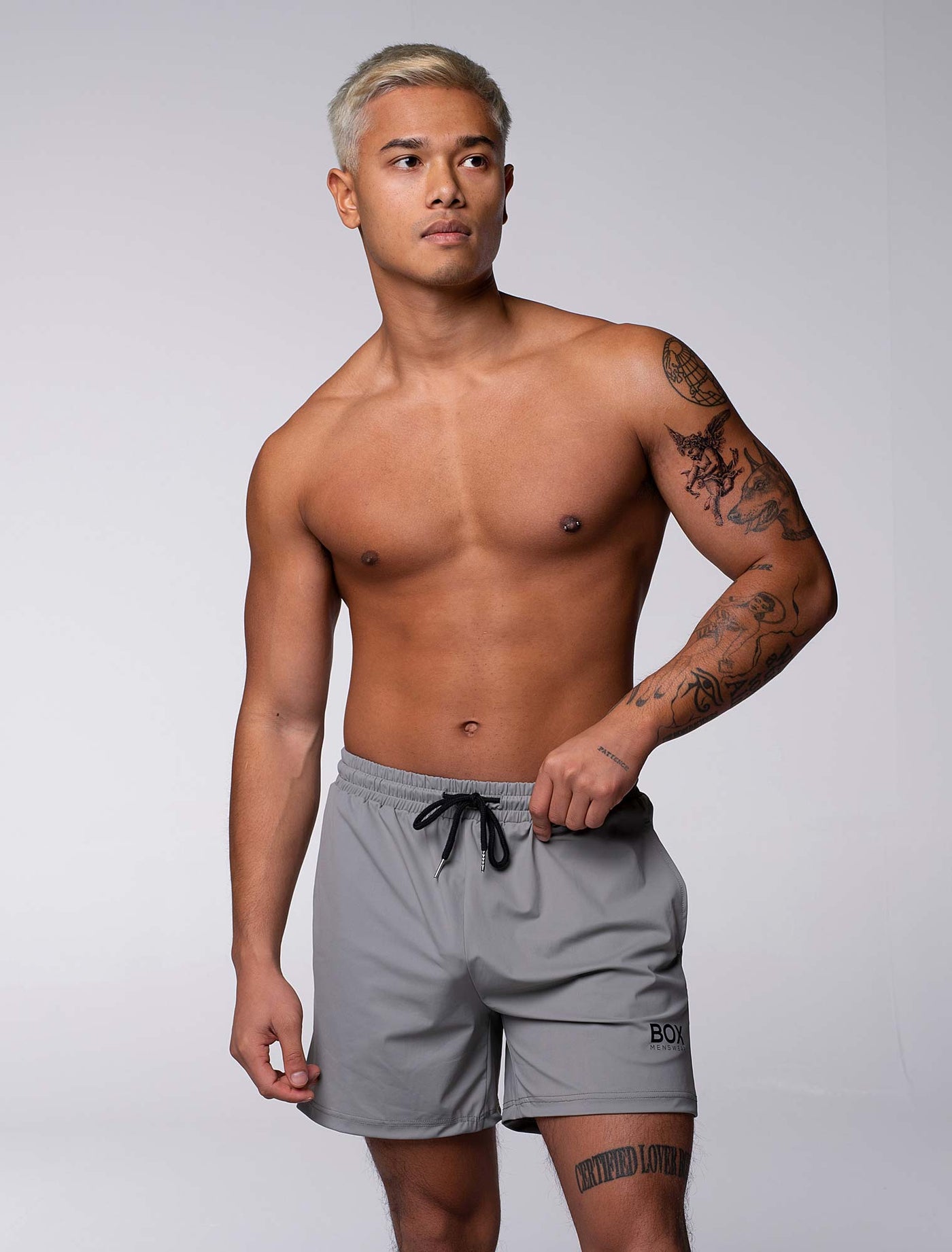 "The Fit" Sports Shorts - Premium Grey - boxmenswear - {{variant_title}}