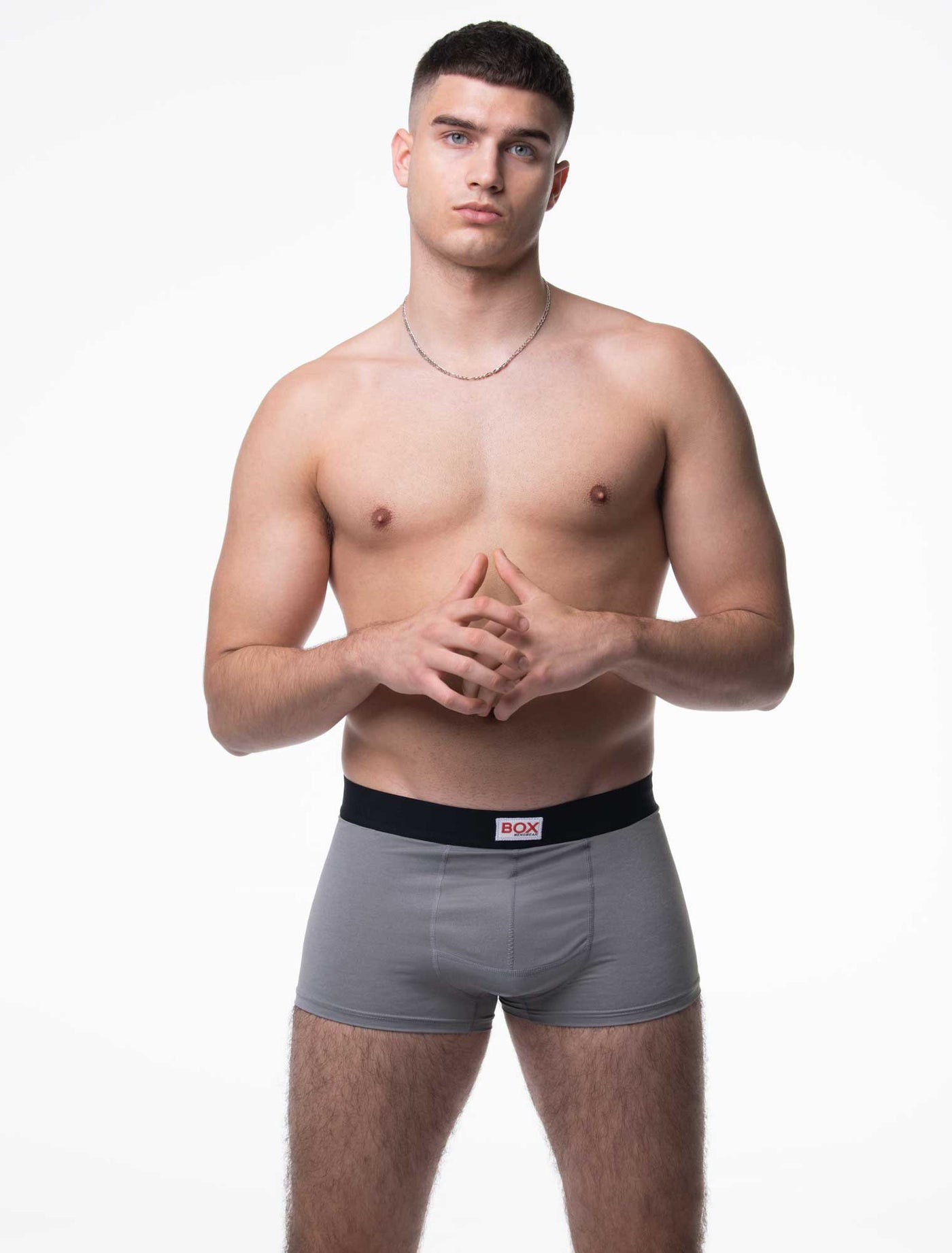 Marl Moment Boxers - Platinum Grey - boxmenswear - {{variant_title}}