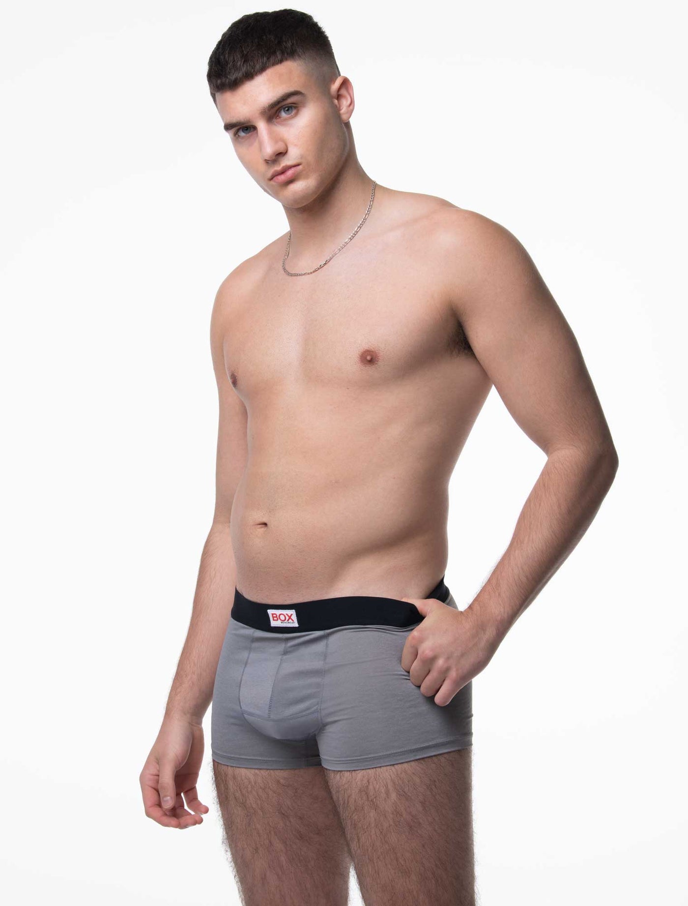 Marl Moment Boxers - Platinum Grey - boxmenswear - {{variant_title}}