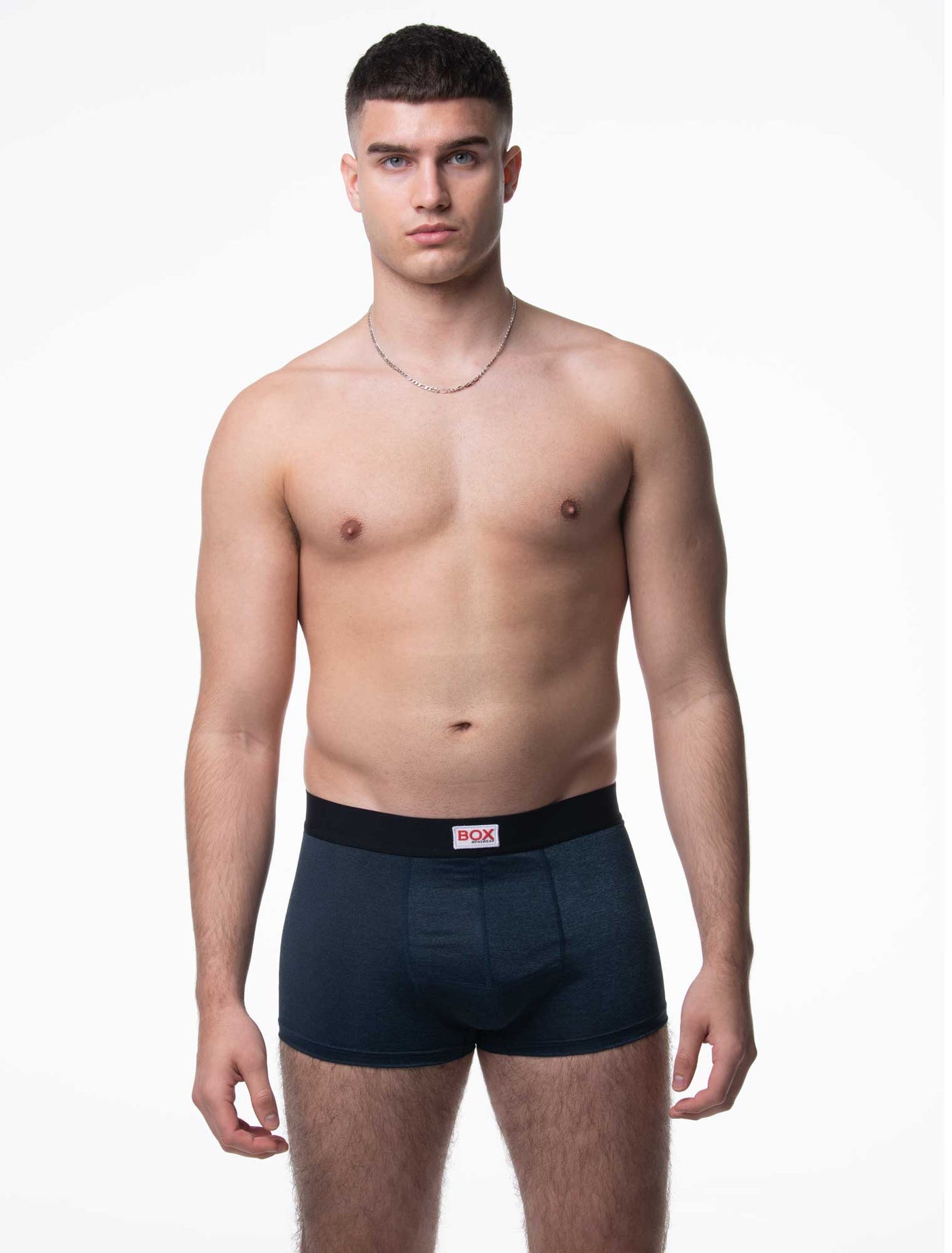 Marl Moment Boxers - Platinum Navy - boxmenswear - {{variant_title}}