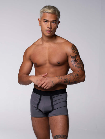 Motion Mesh Boxers - Grey - boxmenswear - {{variant_title}}