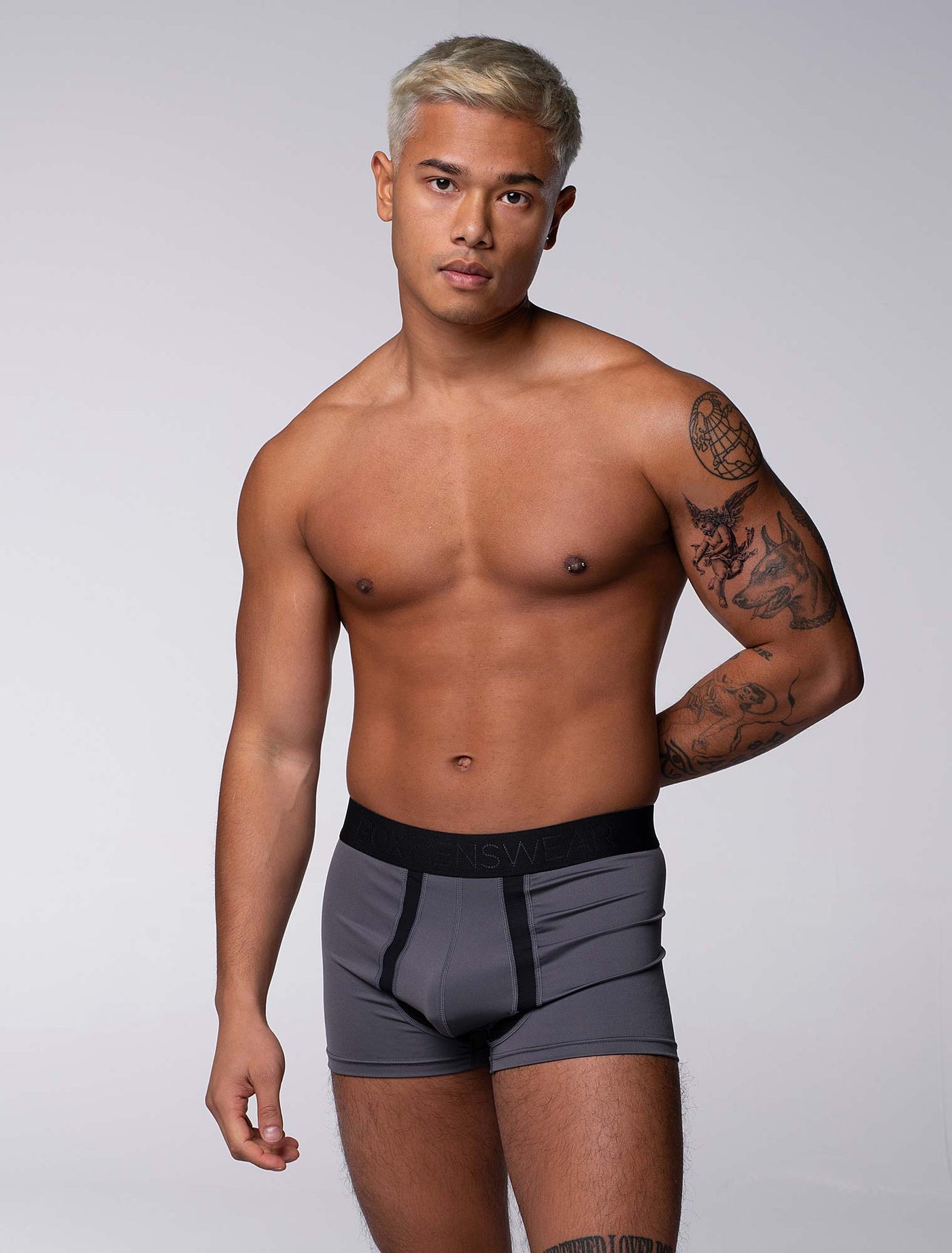 Motion Mesh Boxers - Grey - boxmenswear - {{variant_title}}