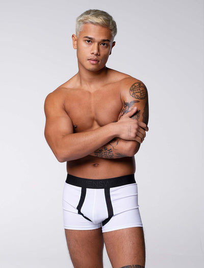 Motion Mesh Boxers - White - boxmenswear - {{variant_title}}