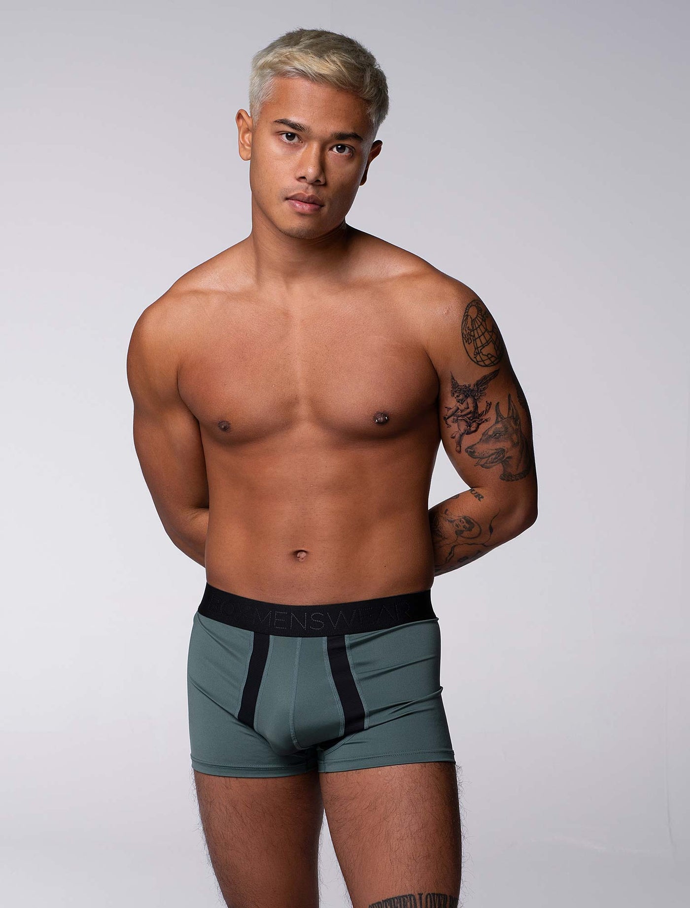 Motion Mesh Boxers - Military Green - boxmenswear - {{variant_title}}