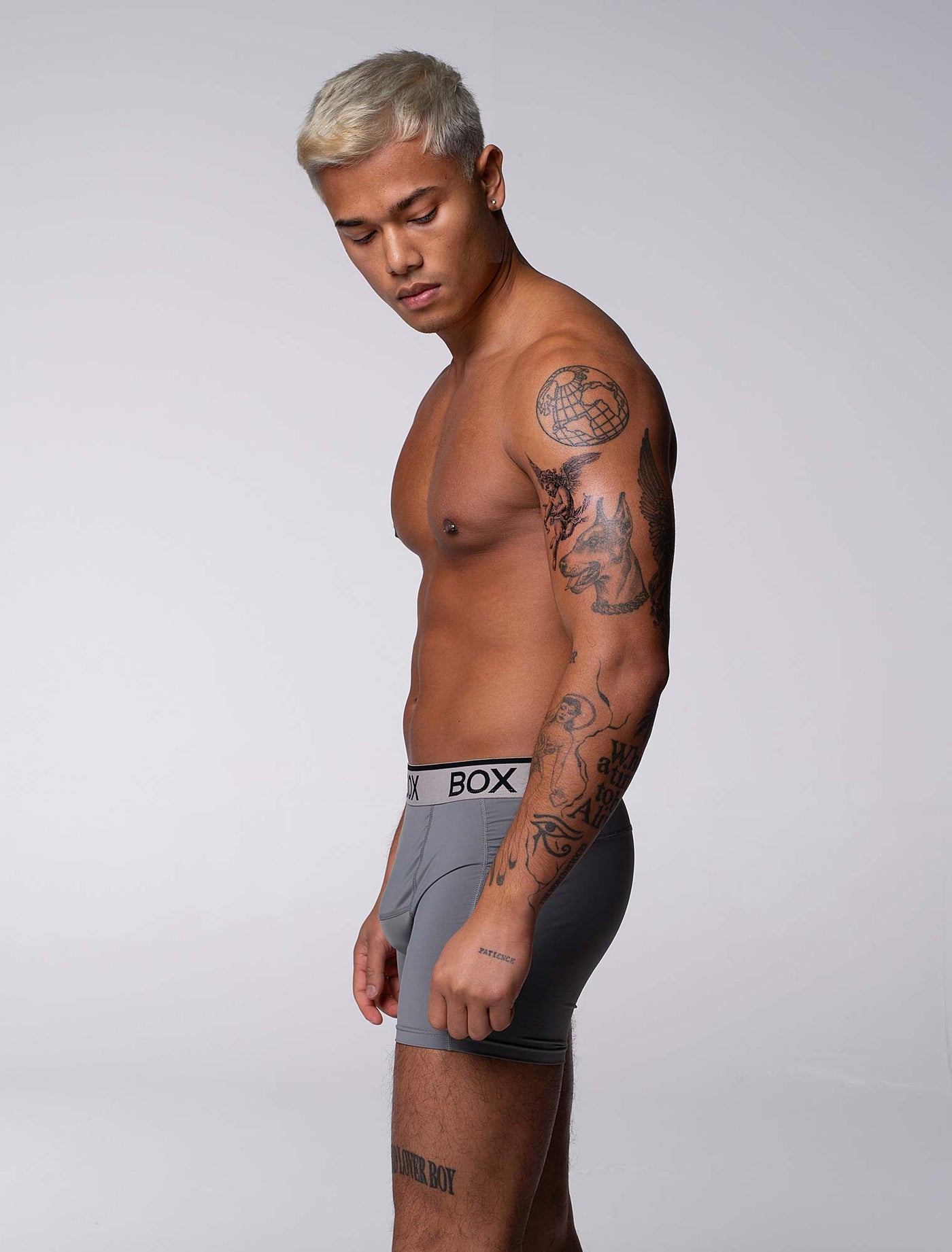 Mens Sports Boxers - Endurance Grey - boxmenswear - {{variant_title}}