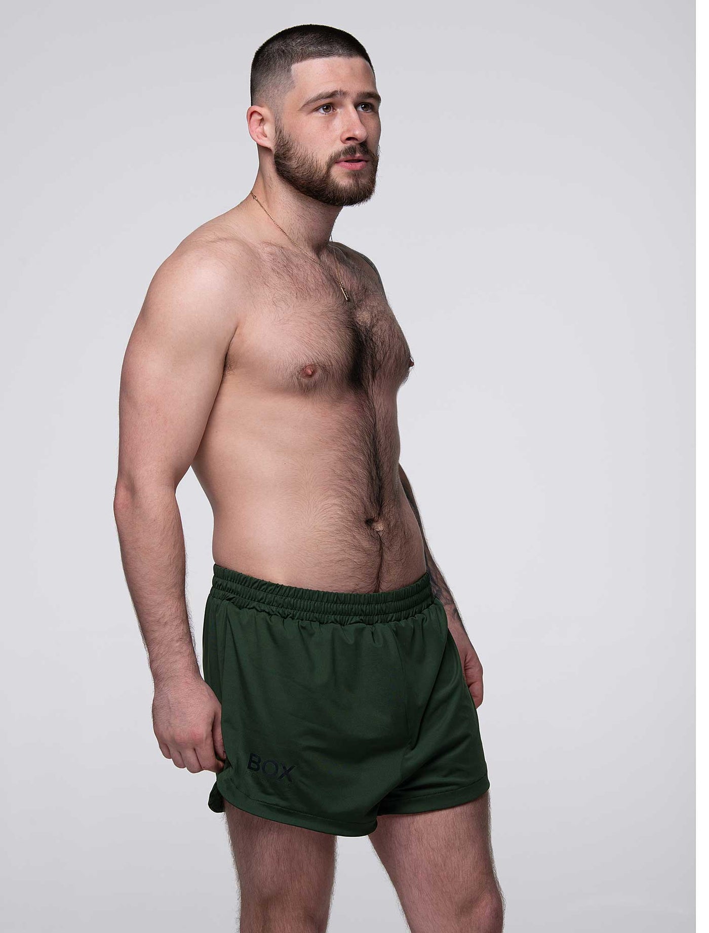 Compound Jock Shorts - Military Green - boxmenswear - {{variant_title}}