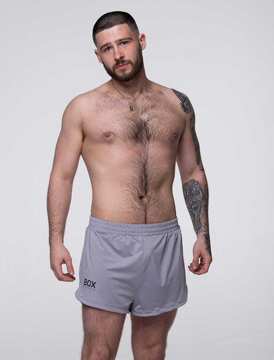 Compound Jock Shorts - Grey - boxmenswear - {{variant_title}}