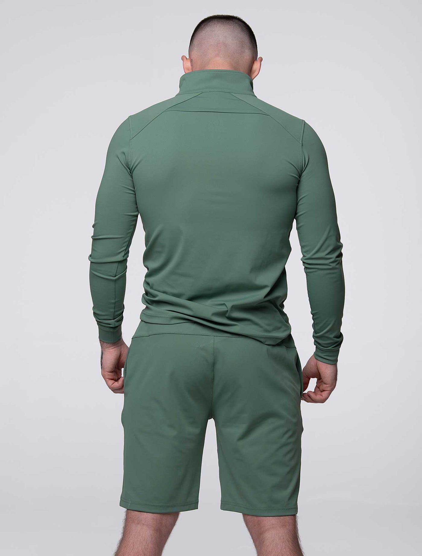 Active Panelled Sports Shorts - Green - boxmenswear - {{variant_title}}