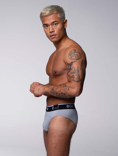 Box x Elliott: Elite Briefs - Graphite Grey - boxmenswear - {{variant_title}}