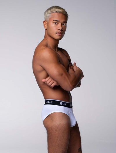 Box x Elliott: Elite Briefs - Arctic White - boxmenswear - {{variant_title}}