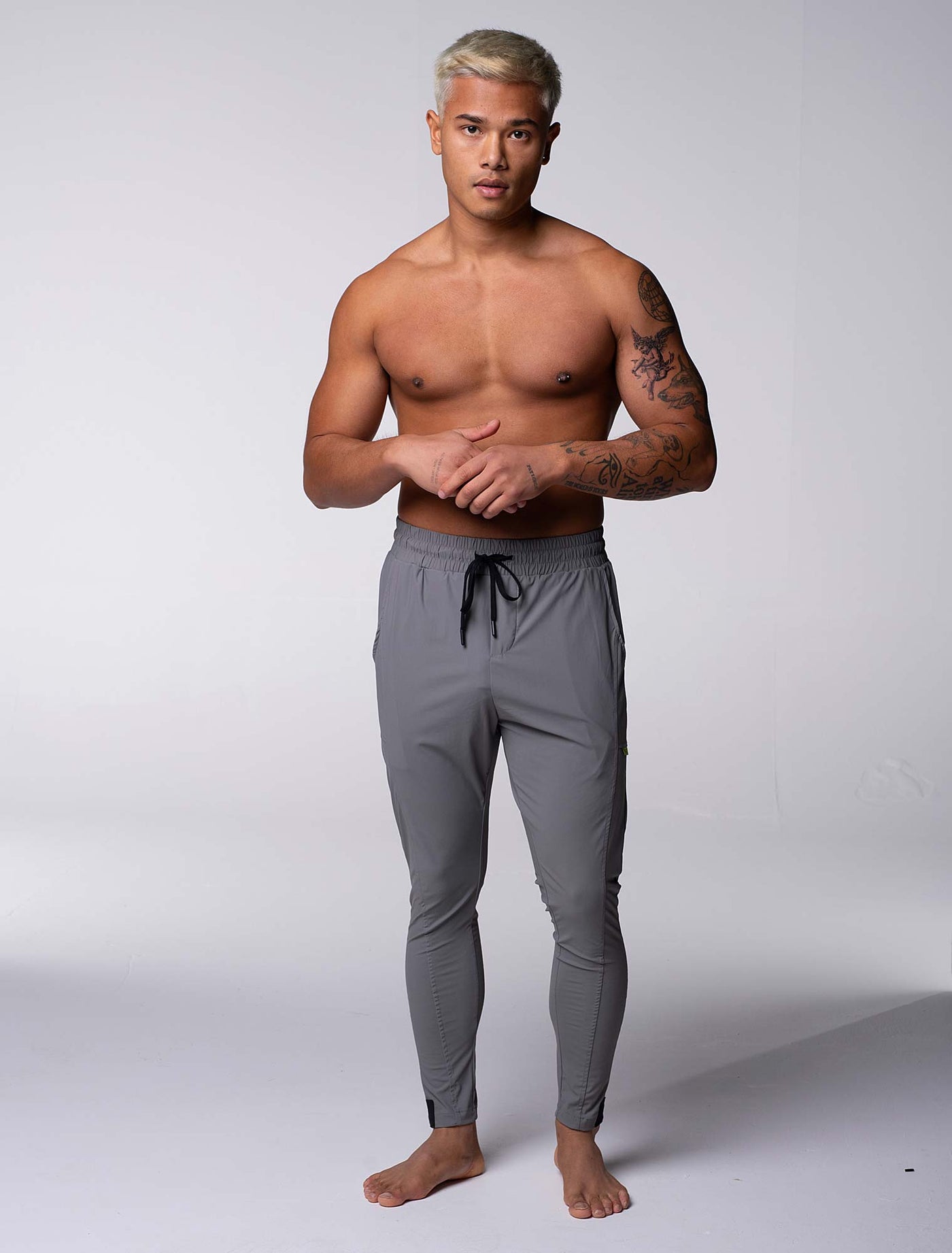 V2 Active Panelled Joggers - Slate Grey - boxmenswear - {{variant_title}}