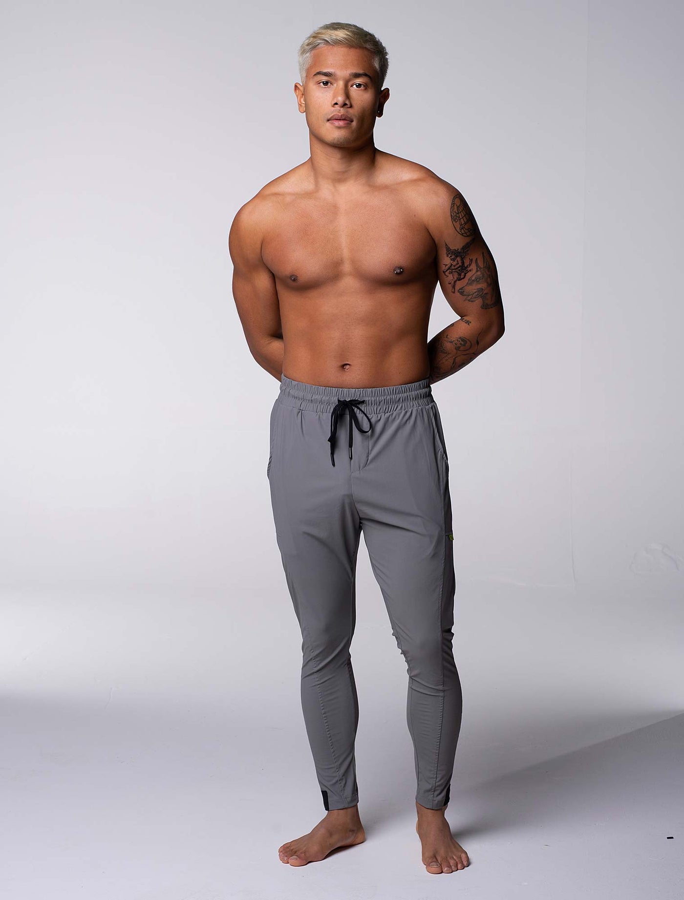 V2 Active Panelled Joggers - Slate Grey - boxmenswear - {{variant_title}}