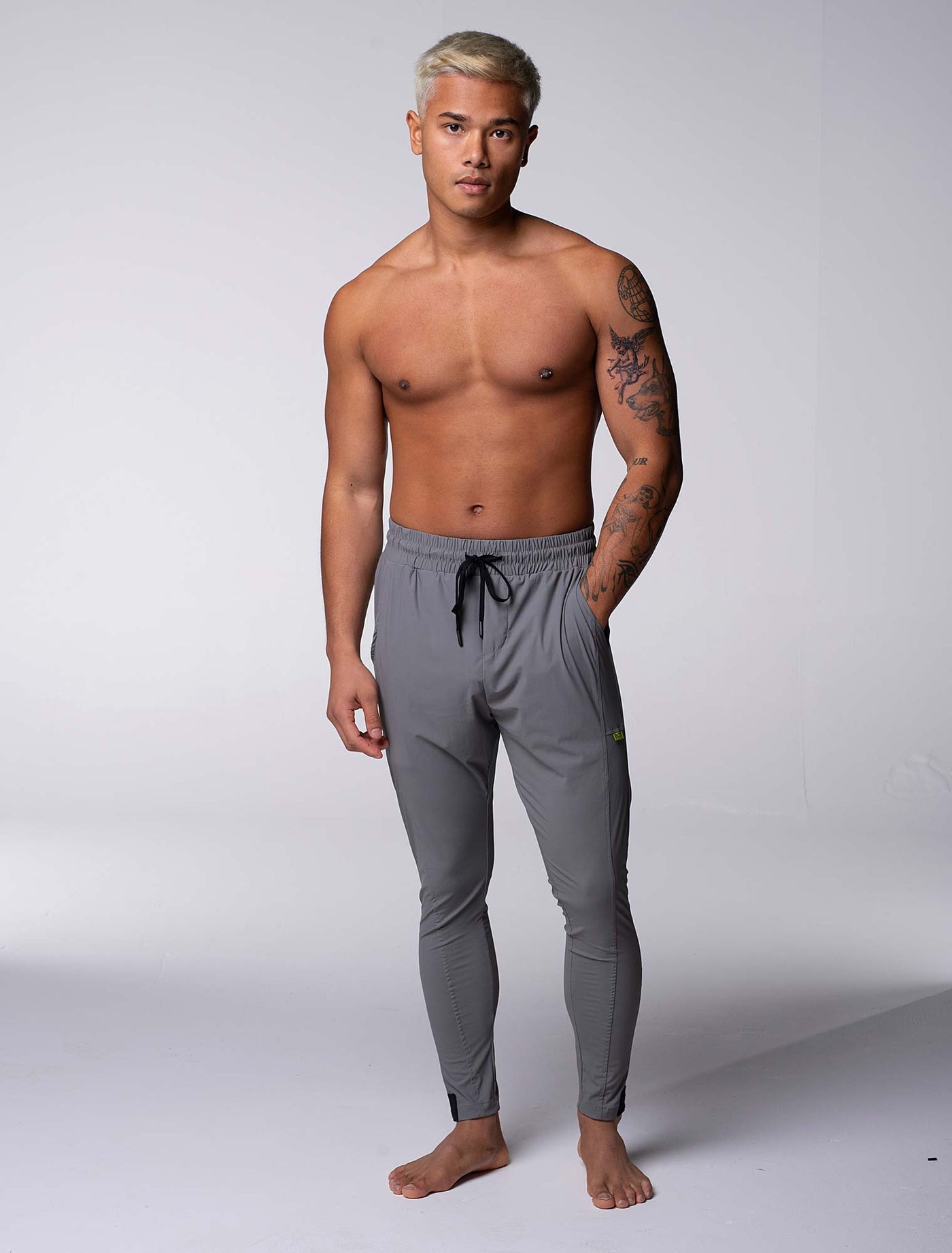 V2 Active Panelled Joggers - Slate Grey - boxmenswear - {{variant_title}}