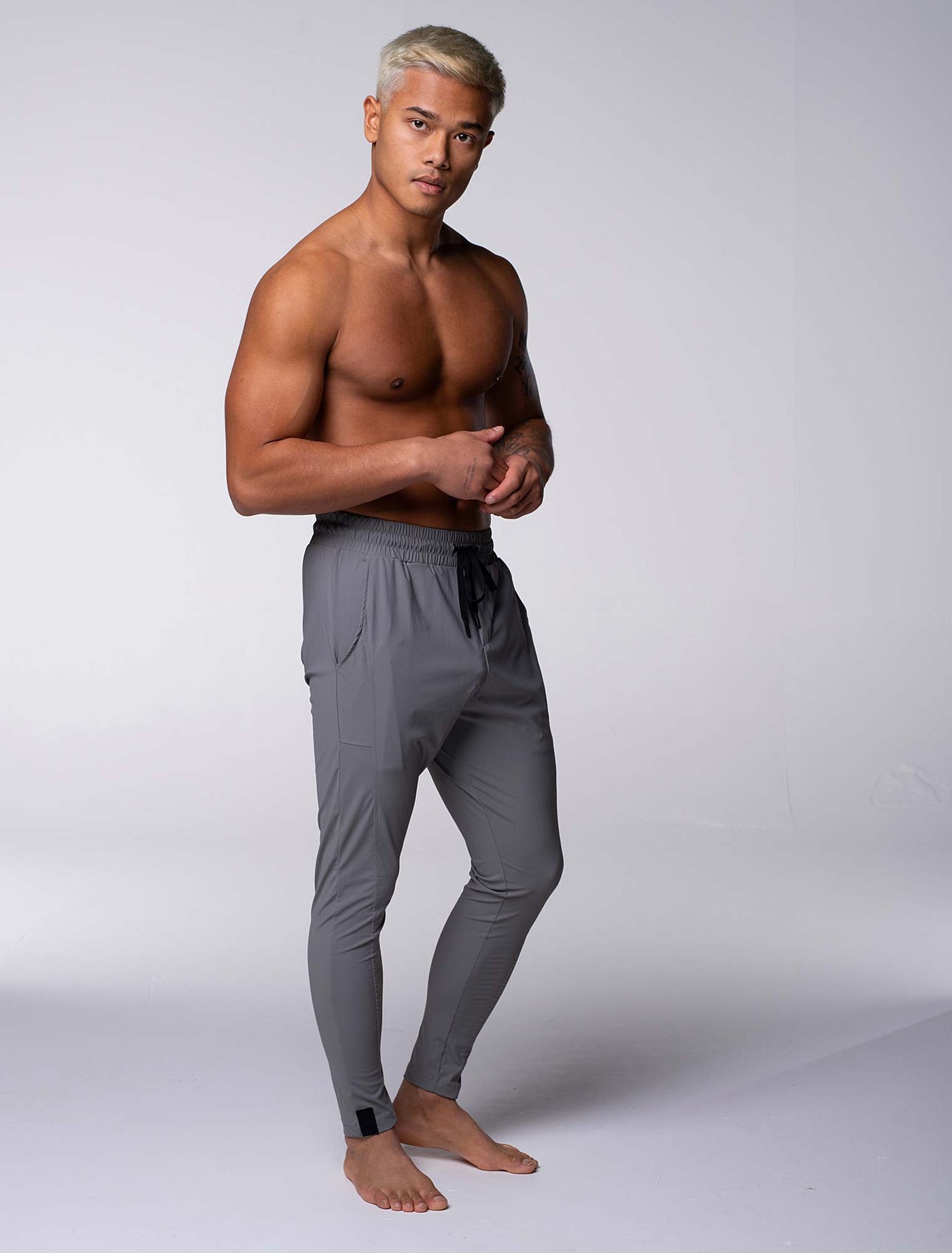 V2 Active Panelled Joggers - Slate Grey - boxmenswear - {{variant_title}}