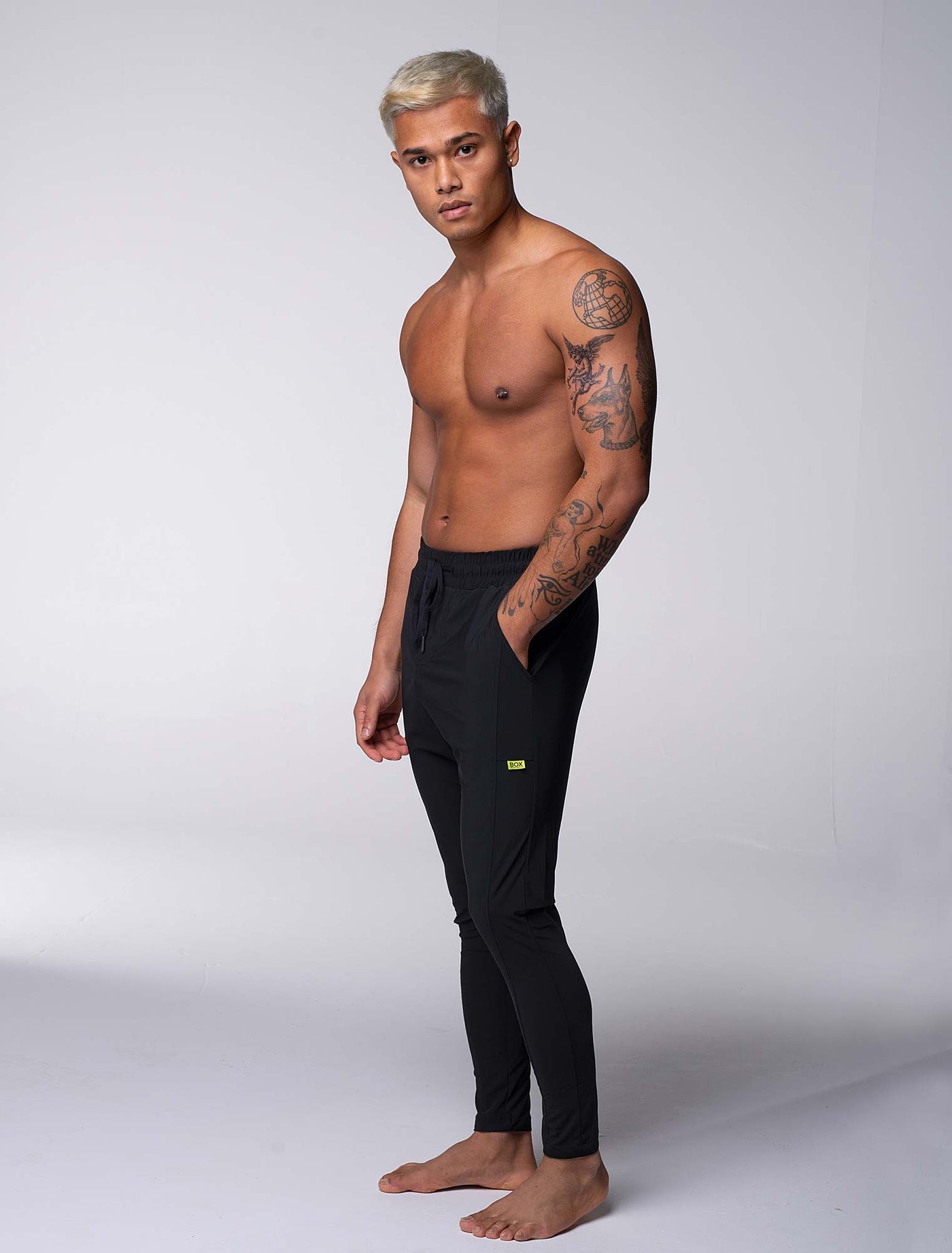 V2 Active Panelled Joggers - Black - boxmenswear - {{variant_title}}