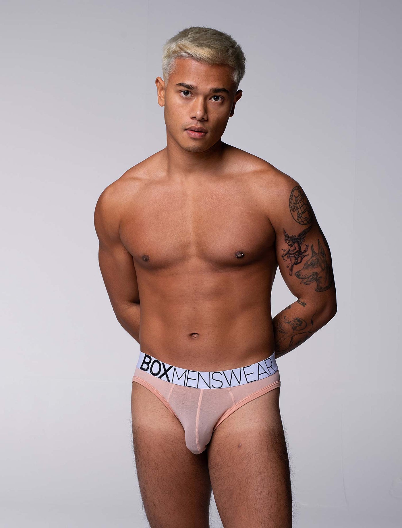 All Over Mesh Briefs - Nearly Nude - boxmenswear - {{variant_title}}