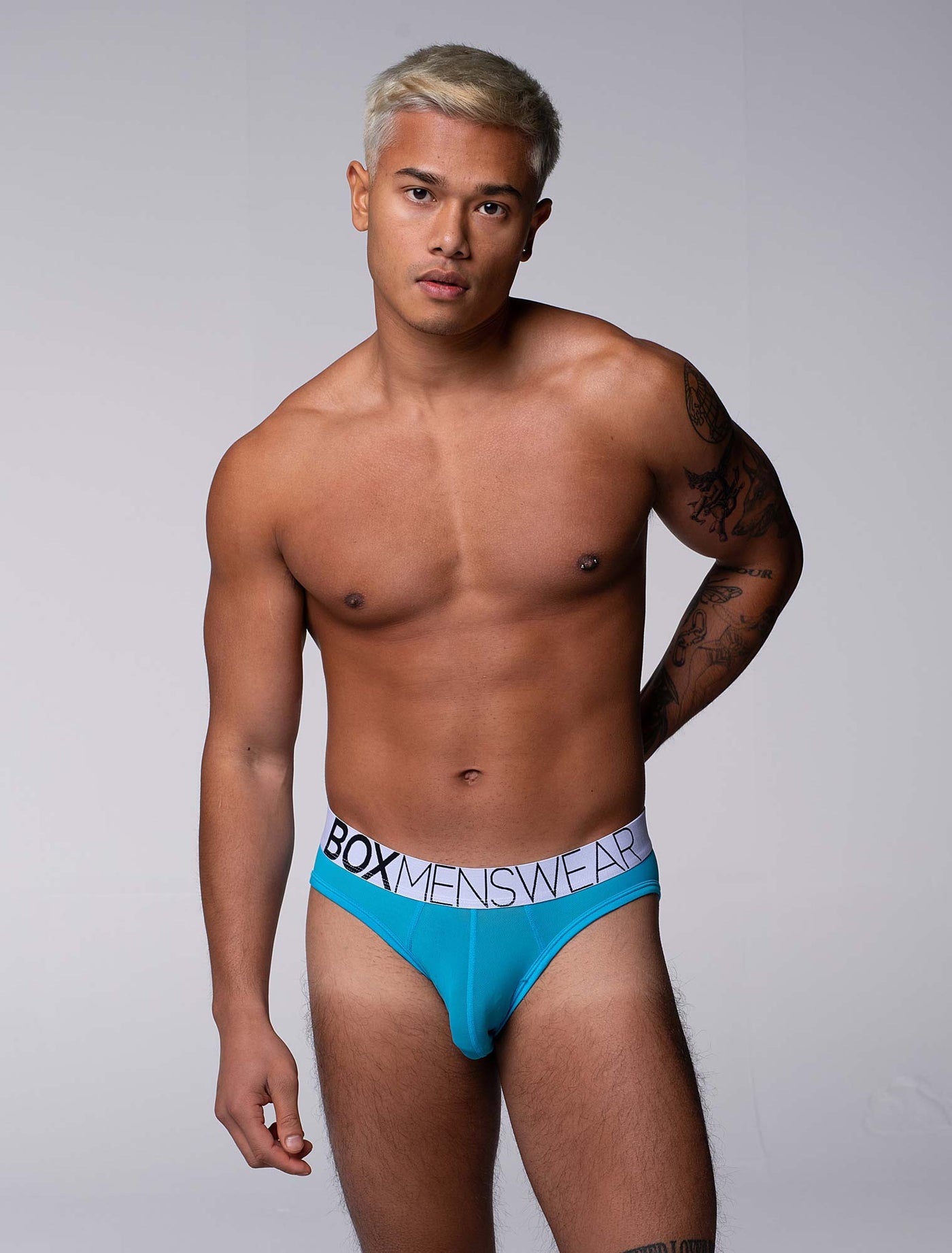 All Over Mesh Briefs - Blue Me - boxmenswear - {{variant_title}}