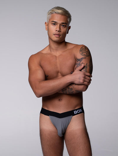 V-Shape Jockstrap - Grey Elegance - boxmenswear - {{variant_title}}