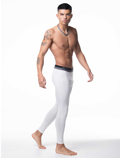 Compression Leggings 2.0 - White - boxmenswear - {{variant_title}}