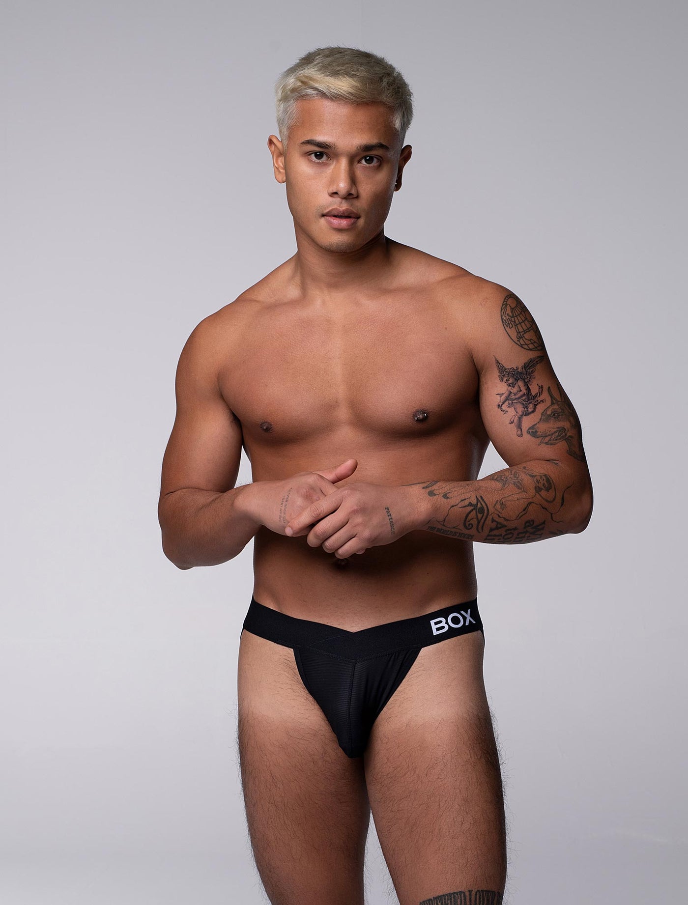 V-Shape Jockstrap - Hard Black - boxmenswear - {{variant_title}}