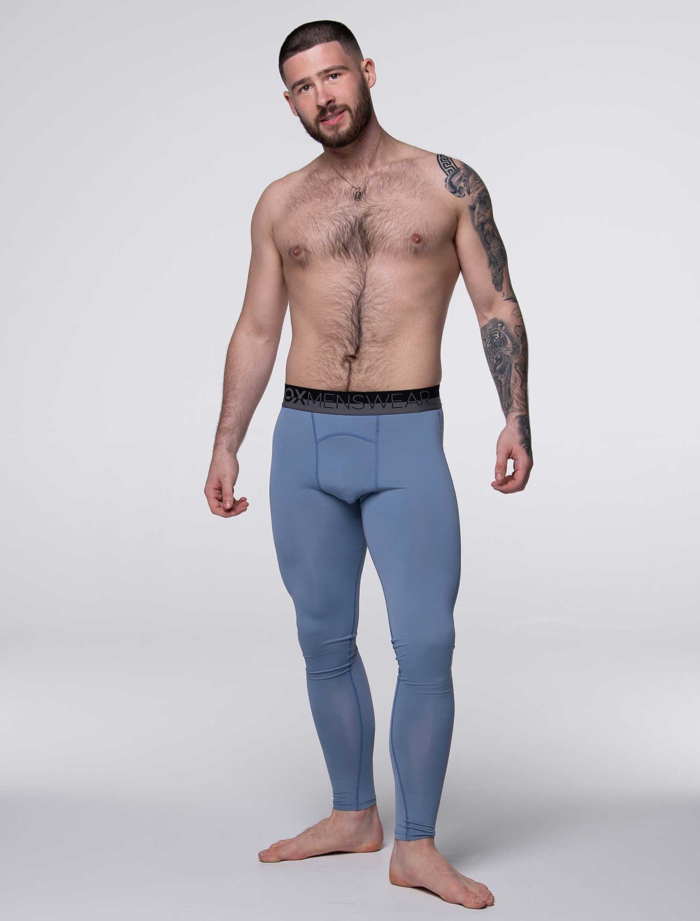 Compression Leggings 2.0 - Crystal Blue - boxmenswear - {{variant_title}}