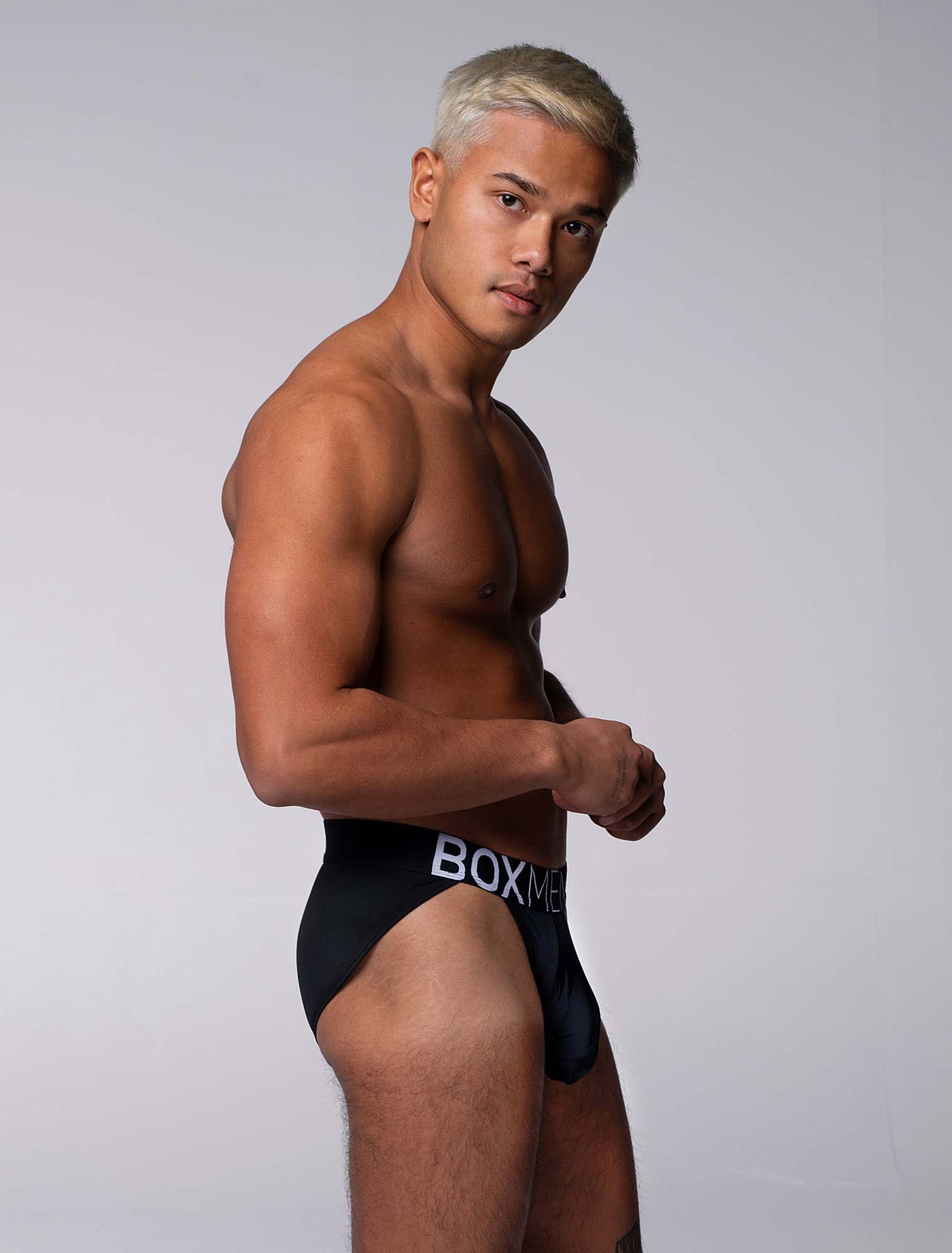 Mens Tanga Briefs: Defined Crotch - Black - boxmenswear - {{variant_title}}