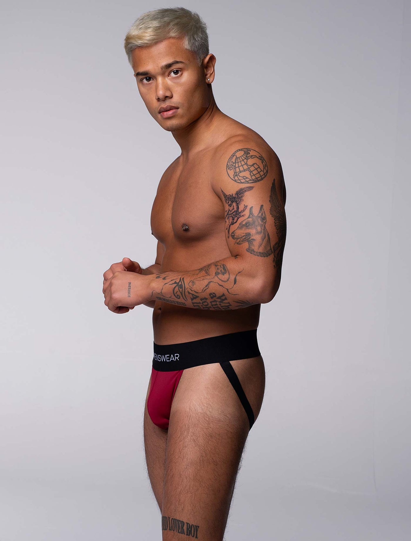 Deep Support Jockstrap - Burgundy - boxmenswear - {{variant_title}}