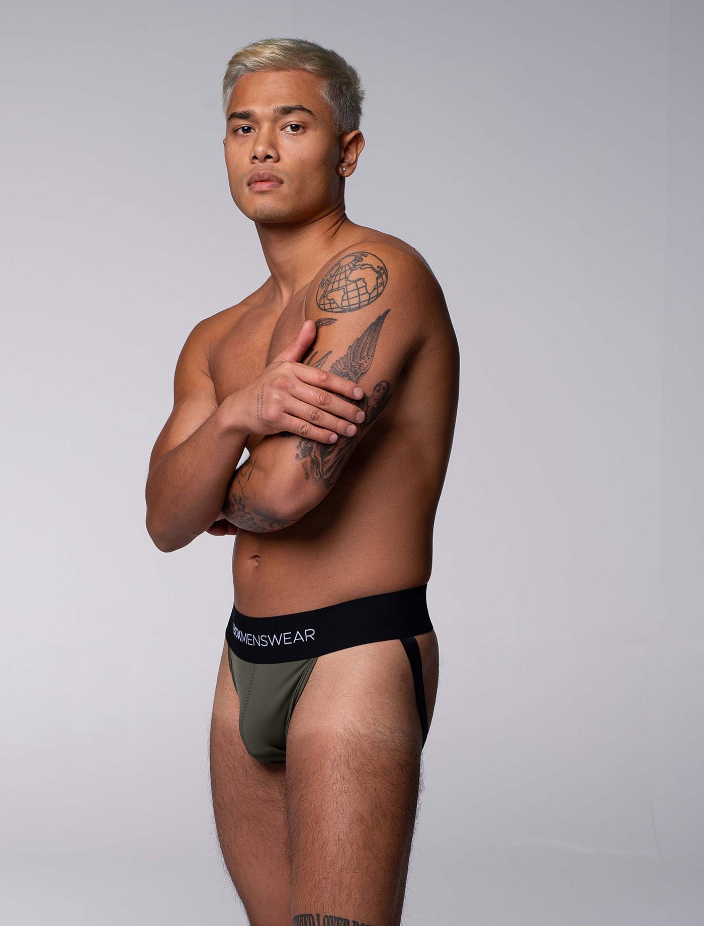 Deep Support Jockstrap - Army Green - boxmenswear - {{variant_title}}