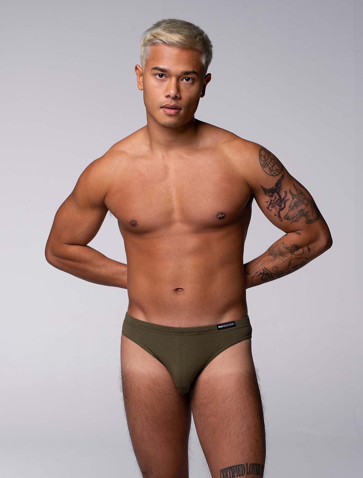 Minimal Briefs - Green - boxmenswear - {{variant_title}}