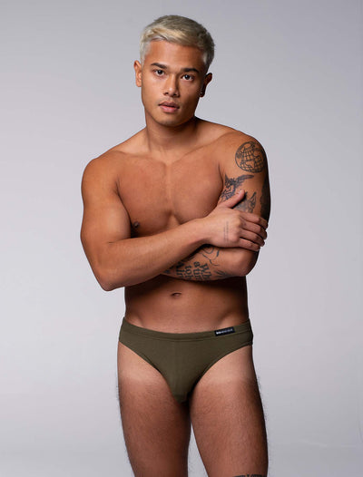 Minimal Briefs - Green - boxmenswear - {{variant_title}}