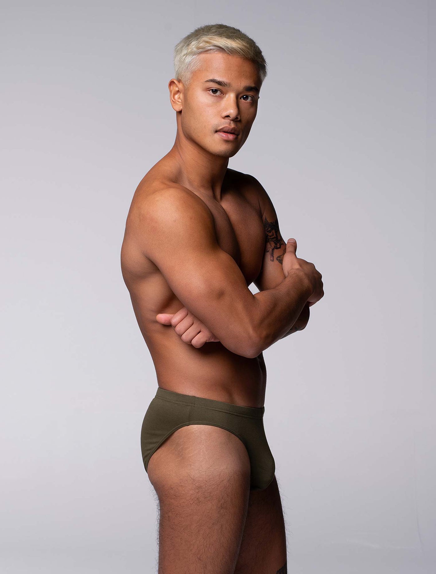 Minimal Briefs - Green - boxmenswear - {{variant_title}}