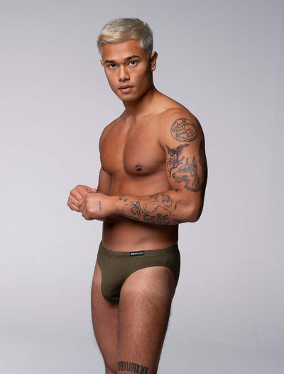 Minimal Briefs - Green - boxmenswear - {{variant_title}}