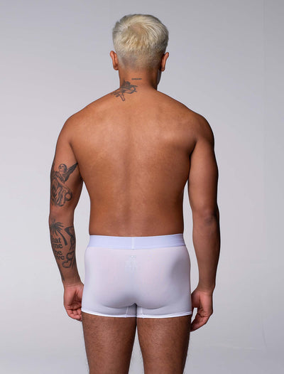 Mens Boxers: Defined Crotch - White - boxmenswear - {{variant_title}}