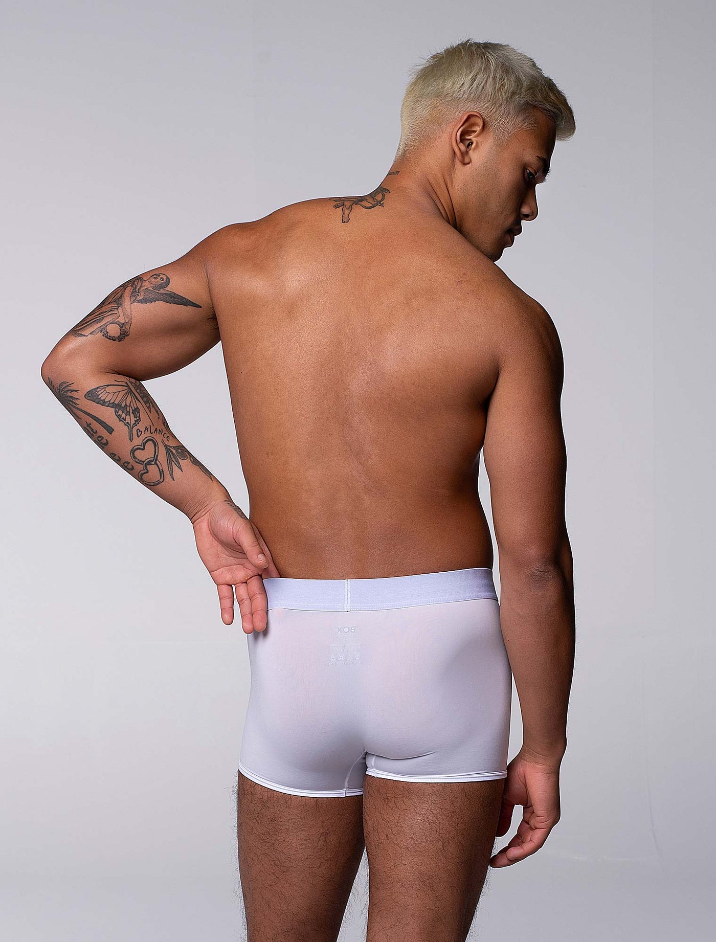 Mens Boxers: Defined Crotch - White - boxmenswear - {{variant_title}}