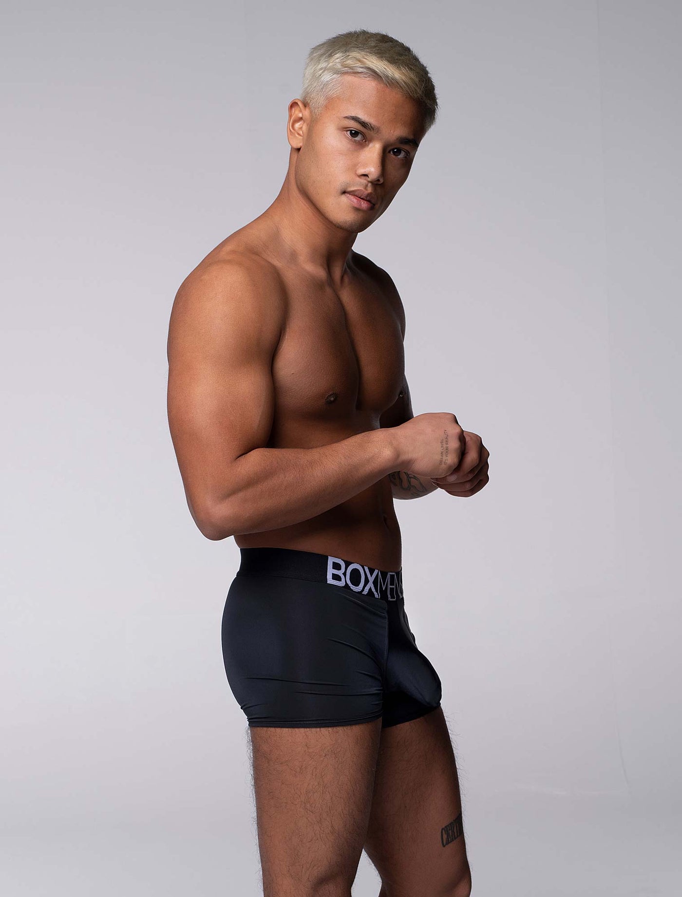 Mens Boxers: Defined Crotch - Black - boxmenswear - {{variant_title}}